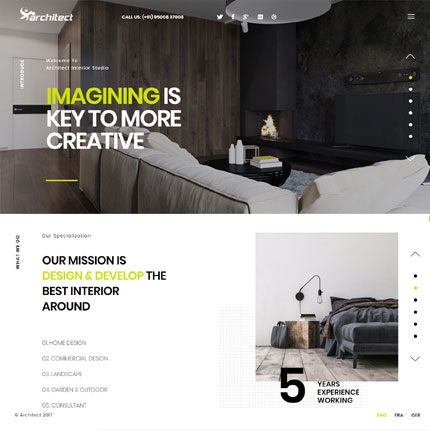 Architect Interior Studio Website